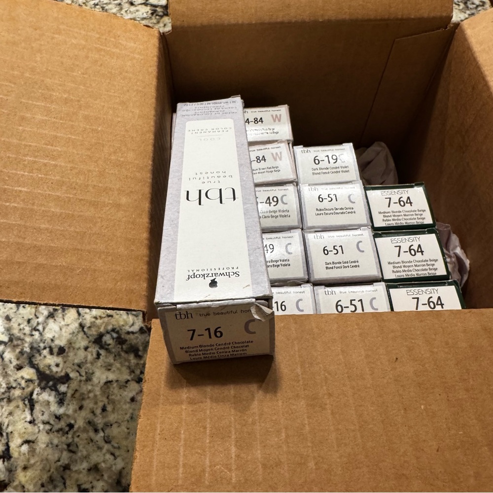 18 BRAND NEW TUBES OF Schwarzkopf professional hair color. 15 tbh 3 ESSENSITY - Picture 2 of 14